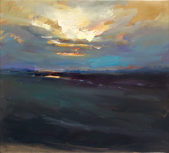 Thundersky, oil / canvas, 2018, 70 x 100 cm, Sold