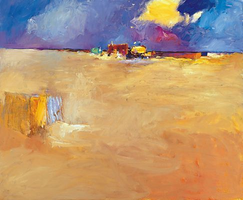 Beachmark 7, Oil / canvas, 1999, 100 x 120 cm cm, Sold
