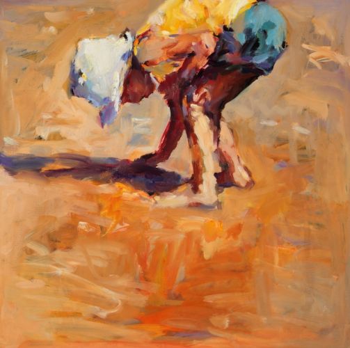 Searching, oil / canvas, 2010, 50 x 50 cm, Sold