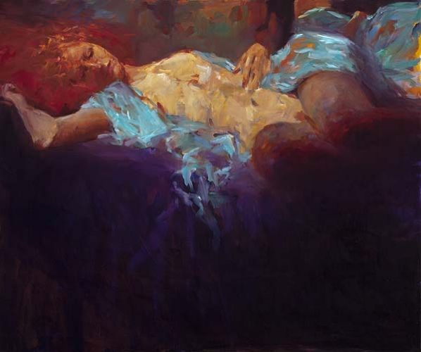 Pays de rêve, Peinture à l’huile sur toile, 2011, 100 x 120 cm, Vendu