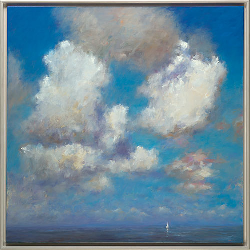 Luft, ol auf Leinwand, 2014, 150 x 150 cm, Verkauft