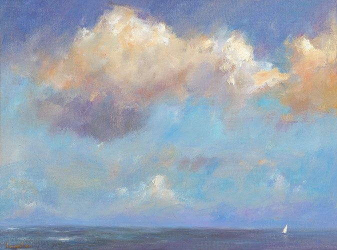 Sailing dinghy, oil / canvas, 2011, 30 x 40 cm, Sold