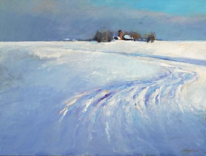winter 2005, Olieverf / doek, 2005, 90 x 120 cm, Verkocht