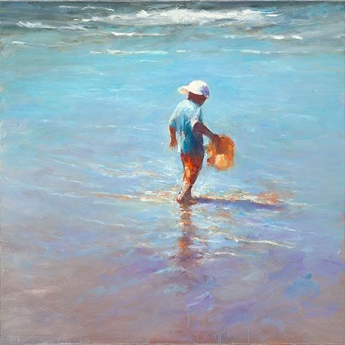 Watercarrier, oil / canvas, 2012, 100 x 100 cm, Sold