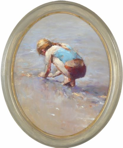 Chercher, Peinture à l’huile sur toile, 2012, 45 x 35 cm, Vendu