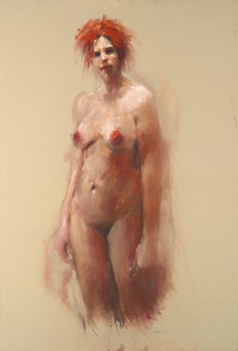 Eva II, pastel, 2013, 110 x 75 cm, Verkocht
