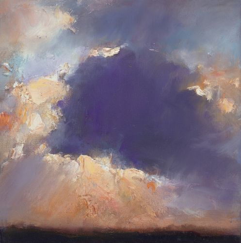 Sunset II, oil / canvas, 2013, 20 x 20 cm, € 1.750,-