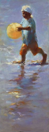 Suncatcher, oil / canvas, 2014, 80 x 30 cm, € 3.750,-