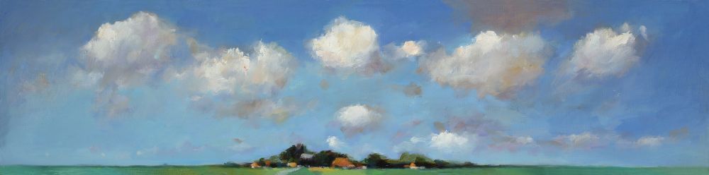 Jouswier, oil / canvas, 2017, 40 x 40 cm, Sold