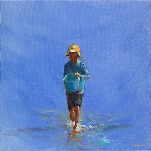 Watercarrier, oil / canvas, 2015, 80 x 80 cm, Sold