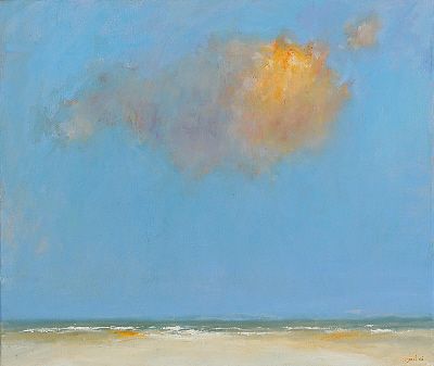 Strand, Öl auf Leinwand, 2006, 70 x 60 cm, Verkauft
