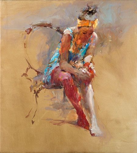 Ange, Peinture à l’huile sur toile, 2017, 80 x 80 cm, Vendu