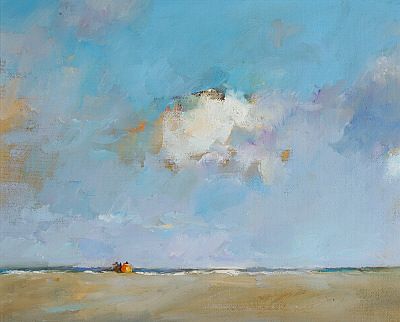 Beachmark 7, Oil / canvas, 2006, 24 x 30 cm, Sold