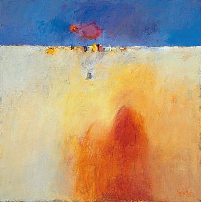 Beachmark 3, Oil / canvas, 1999, 70 x 70 cm cm, Sold