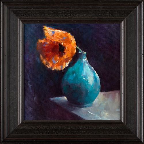 Papaver, oil / canvas, 2020, 40 x40 cm, Sold