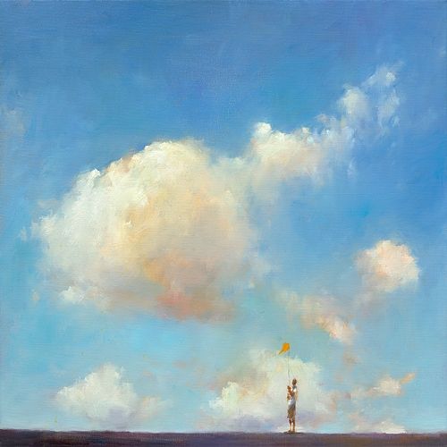 Dreamer, oil / canvas, 2020, 70 x 70 cm, Option