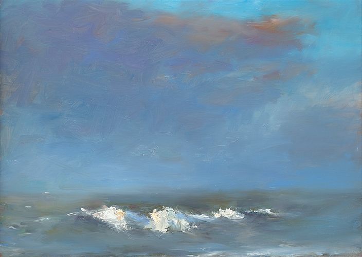 Etarnal wave, oil / canvas, 2021, 50 x 70 cm, Sold