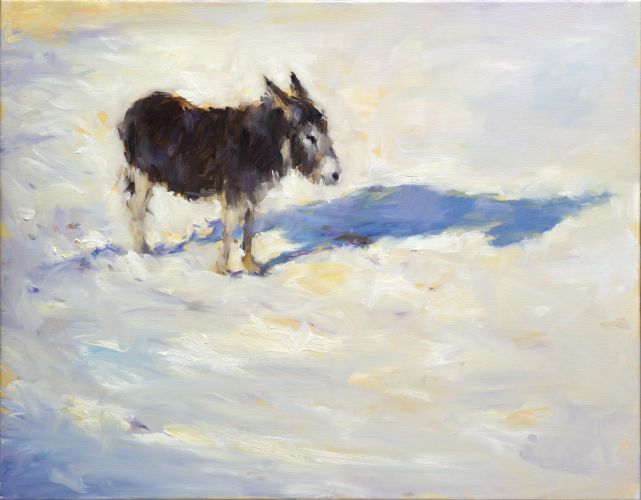 Donkey, oil / canvas, 2022, 70 x 90 cm, € 4.750,-