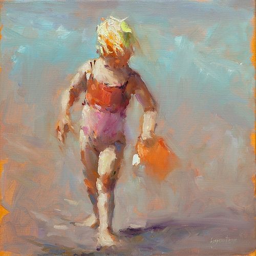A windy day, huile, 2021, 40 x 40 cm, Option