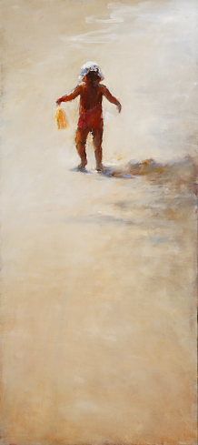 Water carrier IV, Oil / canvas, 2007, 40 x 100 cm, Sold