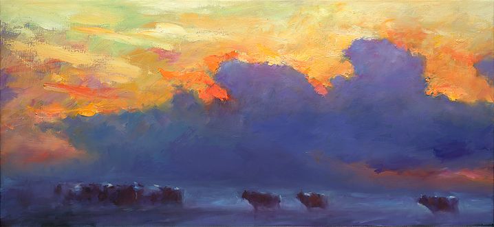 Dizich lân, olieverf / linnen, 2026, 60 x 130 cm, € 4.500,-