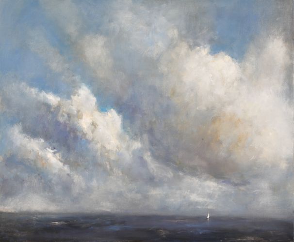 Sailing dinghy, Oil / canvas, 2008, 100 x 120 cm, Sold