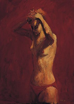 Gritta, Oil / canvas, 1994, 70 x 50 cm, Sold