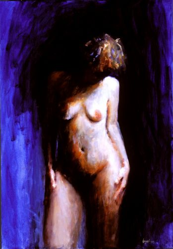 Full moon III, Oil / canvas, 2003, 100 x 70 cm cm, Sold