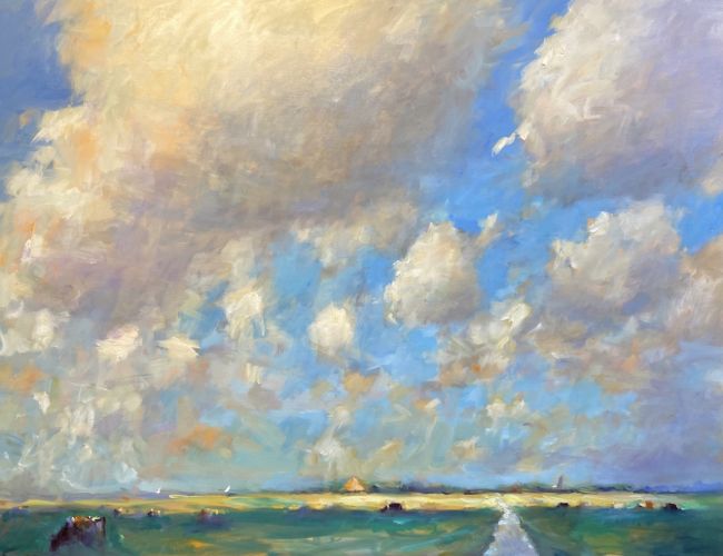 Fryslân, oil / canvas, 2021, 150 x 200 cm, Sold